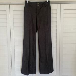 Anthropologie Elevenses Gray Shimmer Dress Pant Size 0